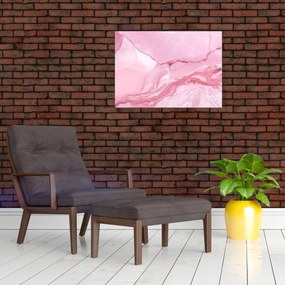 Obraz - Różowy marmur (70x50 cm)