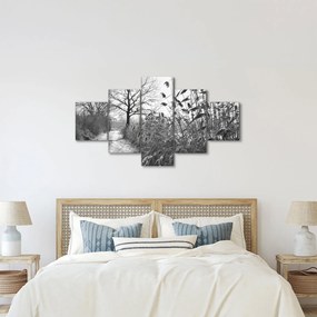 Obraz - Pola w zimie (125x70 cm)