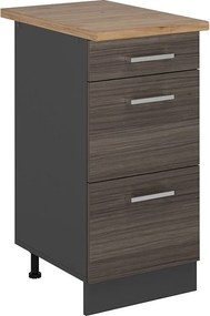 Szafka dolna do kuchni szlachetna szarość 40x60x81.6 r-line