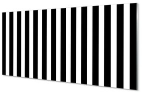 Panel Szklany Geometryczne paski zebra