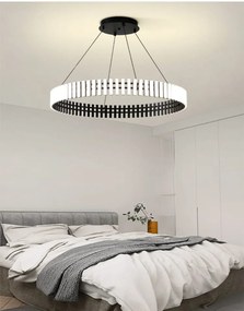 Obsidian 80 - lampa wiszaca, okragły pierścień, ring LED