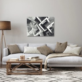 Abstrakcyjny obraz kostek (70x50 cm)