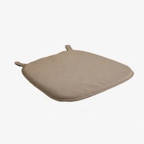 Poduszka Na Krzesło Z Tkaniny Gouda Tkanina W Kolorze Mokki W Kolorze Brązowym - Sklum