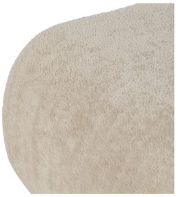Beżowy puf z materiału bouclé – Ixia