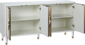 Komoda glamour Stilig ST200, fronty z naturalnej muszli morskiej