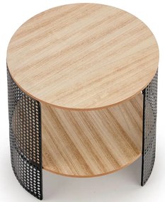 Nowoczesny okrągły kawowy stolik P2-G71