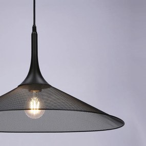 Lampa wisząca z tekstylnym kloszem ø 50 cm Kiruna – Candellux Lighting