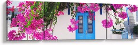 Obraz - Tradycyjny grecki dom (170x50 cm)