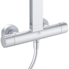 Metalowy zestaw prysznicowy w kolorze matowego srebra 111 cm ALU+ – Ideal Standard