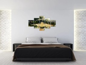 Obraz - Świątynia Zeusa, Ateny, Grecja (125x70 cm)