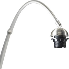 Lampa łukowa stalowa z zielonym mchu abażurem 50/50/25 - XXL