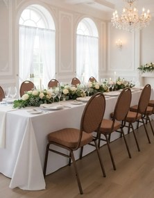 Brązowe krzesło do sali bankietowej F7-A80