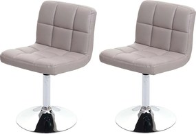 Krzesło do jadalni Cadiz (zestaw 2 sztuk),  taupe-grey