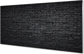 Szklany Panel Połączenie Cegły i Kamienia