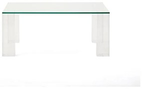 Szklany stolik 85x85 cm Adularia – Kave Home