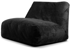 Czarny sztruksowy worek do siedzenia Sofa Tube – SLOWDOWN