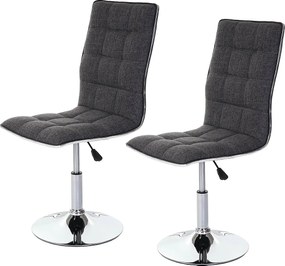 Krzesło do jadalni MCW-C41 (zestaw 2 szt.),  szare