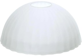 Uniwersalne szkło zamienne ROCCA E27, śr. 17 cm, białe