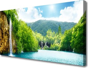 Obraz canvas Harmonijny Krajobraz Alpejski