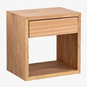 Pływająca Szafka Nocna Z Drewna Gyda ↔︎ 40 Cm - Sklum