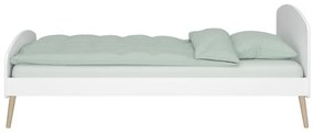 Białe łóżko dziecięce 90x200 cm Gaia – Tvilum