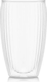 Lot 2 Szklanki Dwuwarstwowe 45cl Pavina Paski Bodum
