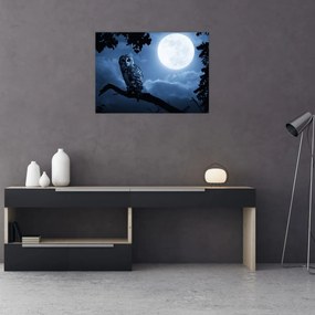 Obraz - Nocna Sowa (70x50 cm)