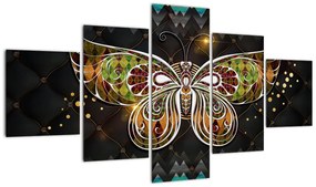 Obraz - Magiczny motyl (125x70 cm)