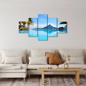 Obraz - Palmy i plaże (125x70 cm)