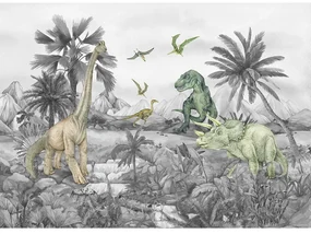 Fototapeta dla dzieci Dino 252 x 182 cm, 4 części