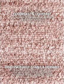 Szaroróżowy chodnik z materiału bouclé tkany ręcznie 80x200 cm Notting Hill Portobello – Ted Baker