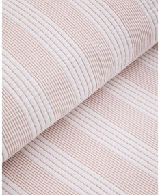Czerwono-biała bawełniana narzuta pikowana 240x260 cm Macie – Kave Home