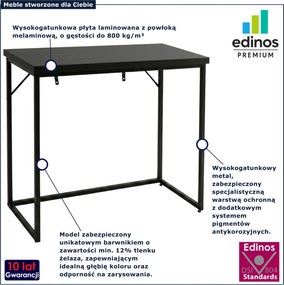 Czarna konsola minimalistyczna metalowa G2-N64