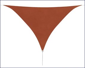 Trójkątny żagiel ogrodowy terakota - Norea