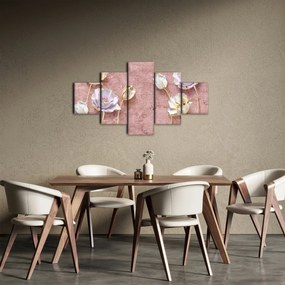 Obraz kwiatów (125x70 cm)