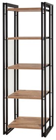 Regał Cosmo Penta Black and Atlantic Pine, M