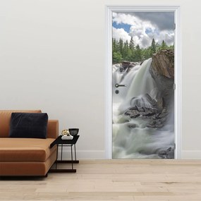 Fototapeta na drzwi - Wodospady (95x205cm)