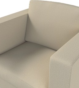 Pokrowiec na fotel Karlanda kolor beżowy tkanina strukturalna