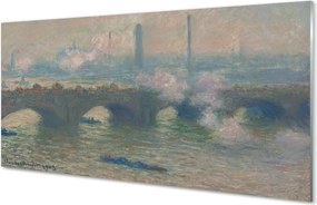 Szklany Panel Most w Waterloo - Claude Monet