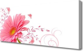 Obraz na płótnie Subtelny Kwiat w Przybliżeniu