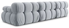 Jasnoniebieska aksamitna sofa 282 cm Bellis – Micadoni Home