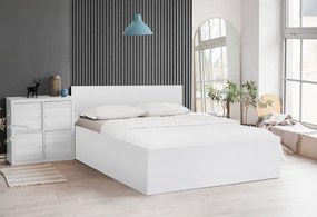 Łóżko  SOFIA 120 x 200 cm, białe Stelaż: Ze stelażem listwowym elastycznym, Materac: Materac Coco Maxi 20 cm