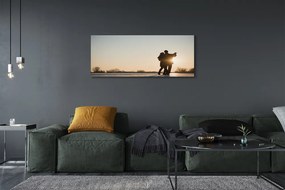 Fotoobraz na płótnie Zimowy Taniec