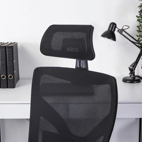 Ergonomiczny fotel biurowy z tkaniny membranowej i siatki Spiral