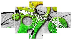 Abstrakcyjny obraz (125x70 cm)