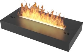 Wkład palnika na bioetanol ze stali nierdzewnej w kolorze matowej czerni, 60 cm