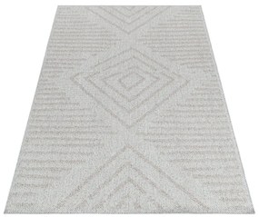 Dywan zewnętrzny Aruba Romby kremowe 60 cm x 100 cm