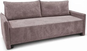 CORDO – sofa 3-osobowa z funkcją spania 197x140 cm, tkanina  Poso 27 fioletowa