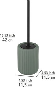 Zielona ceramiczna szczotka do WC Wenko Belluno