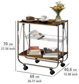 Stolik barowy na kółkach DELUXE DINETT, WENKO
